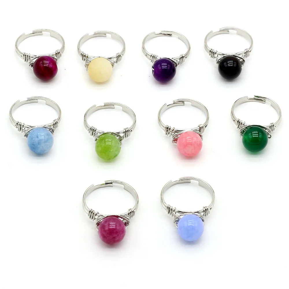 Wholesale15PCS Hot Natural Stone White Color Ring Zinc Alloy Adjustable Size Multicolor DIY Exquisite Rings Jewelry Gift Wedding
Wholesale15PCS Hot Natural Stone White Color Ring Zinc Alloy Adjustable Size Multicolor DIY Exquisite Rings Jewelry Gift Wedding