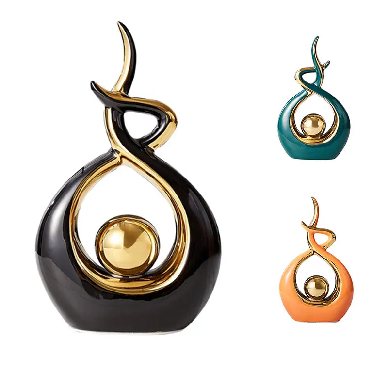 Home Decoration Accessories for Living Room Ceramic Abstract Sculpture Handicraft Statues Office Desk Decoration
Home Decoration Accessories for Living Room Ceramic Abstract Sculpture Handicraft Statues Office Desk Decoration