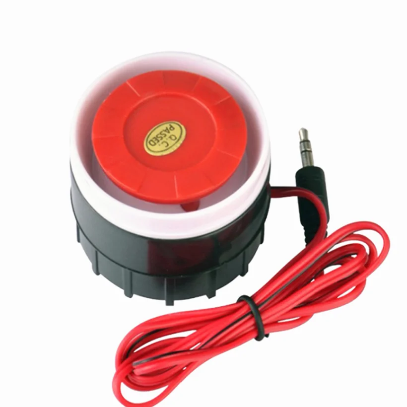 DC 12V Wired Mini Horn Siren Home Security Sound Alarm System 120dB Anti-theft Speaker Buzzer 
DC 12V Wired Mini Horn Siren Home Security Sound Alarm System 120dB Anti-theft Speaker Buzzer