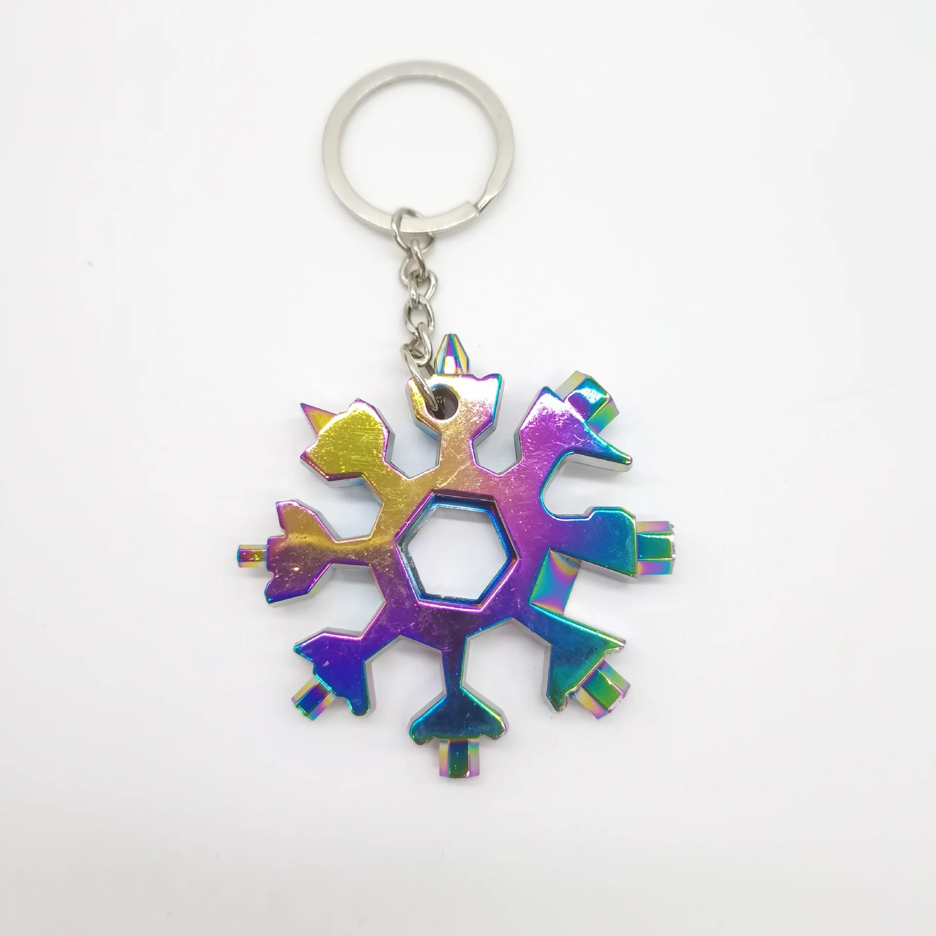 Hot Selling Multifunctional Snow Wrench Car Keychains, Small Metal Pendant Universal Key Ring, Laser Magi Color Key Chain
Hot Selling Multifunctional Snow Wrench Car Keychains, Small Metal Pendant Universal Key Ring, Laser Magi Color Key Chain