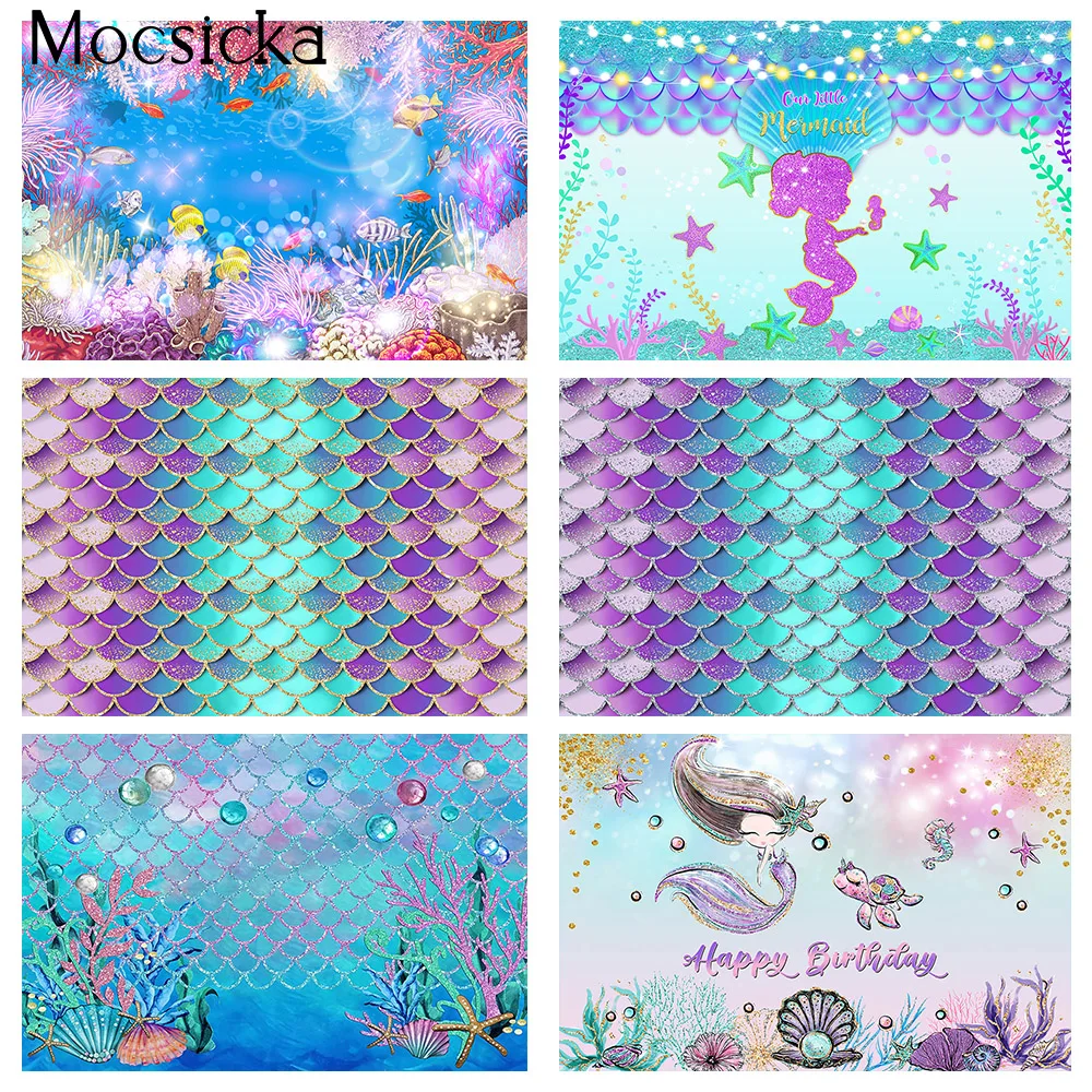 Newborn Kids Theme Portrait Backdrop for Photography Princess Little Mermaid Background for Photo Booth Props Photocall
Newborn Kids Theme Portrait Backdrop for Photography Princess Little Mermaid Background for Photo Booth Props Photocall