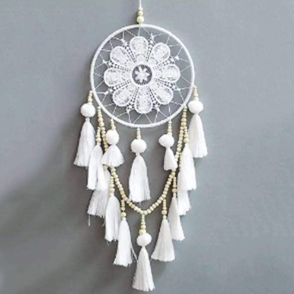 SOLEDI Bohemia Style Handmade Dromenvanger Tassel Party Lace Romantic Wind Chimes Ornament Wall Hanging Home Decoration
SOLEDI Bohemia Style Handmade Dromenvanger Tassel Party Lace Romantic Wind Chimes Ornament Wall Hanging Home Decoration