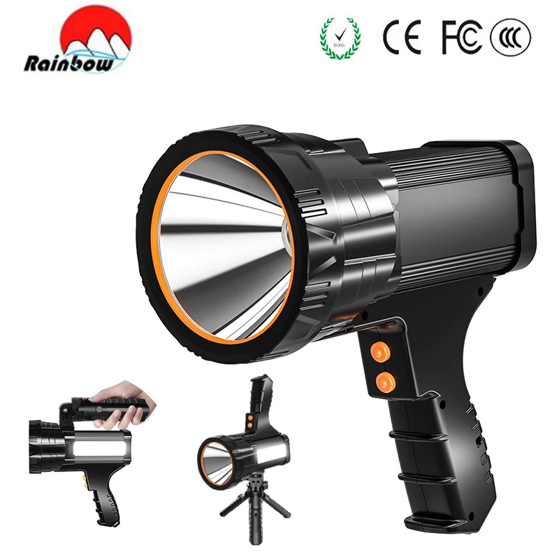 Powerful LED Flashlight Portable Spotlights XHP50 Torch USB Rechargeable Searchlight Waterproof With Mountable Bracket Fishing
Powerful LED Flashlight Portable Spotlights XHP50 Torch USB Rechargeable Searchlight Waterproof With Mountable Bracket Fishing