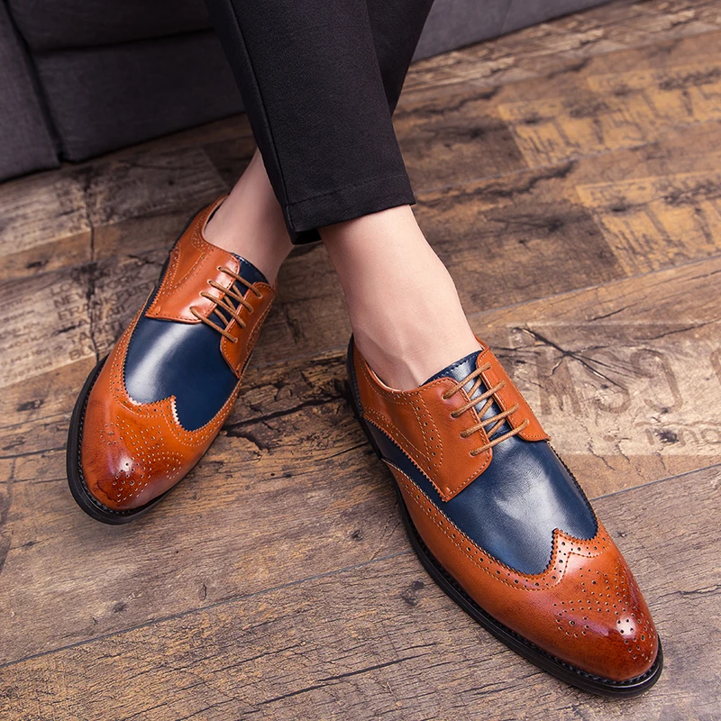 Italian Style Men Formal Leather comfortable Shoes Outdoor Dress Suit Shoes Brogue Wedding Party Oxfords Big size 39-47 w5
Italian Style Men Formal Leather comfortable Shoes Outdoor Dress Suit Shoes Brogue Wedding Party Oxfords Big size 39-47 w5