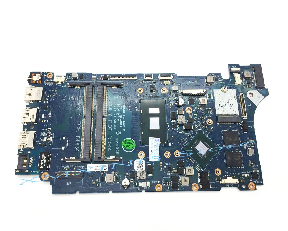 FULCOL для DELL INSPIRON 7460 7560 Материнская плата ноутбука I7 7500U GeForce 940M LA D821P CN 09CM1G 08V456 9CM1G