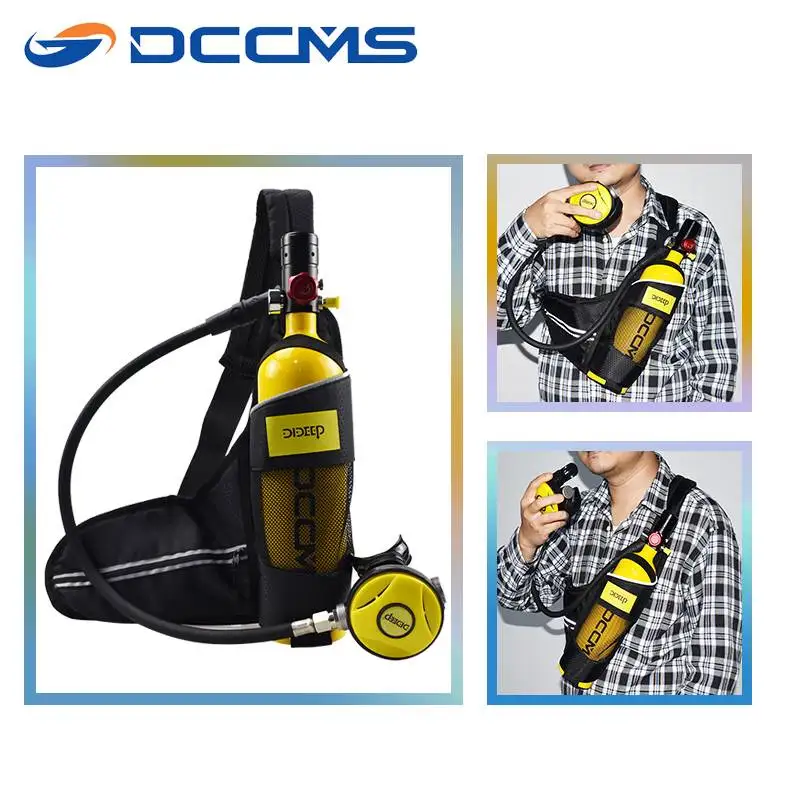 DCCMS Mini Scuba Diving Tank Snorkel Equipment Leisure Outdoor Swimming Spare Oxygen Portable 1L Large Capacity Use 15-25 Minute
DCCMS Mini Scuba Diving Tank Snorkel Equipment Leisure Outdoor Swimming Spare Oxygen Portable 1L Large Capacity Use 15-25 Minute