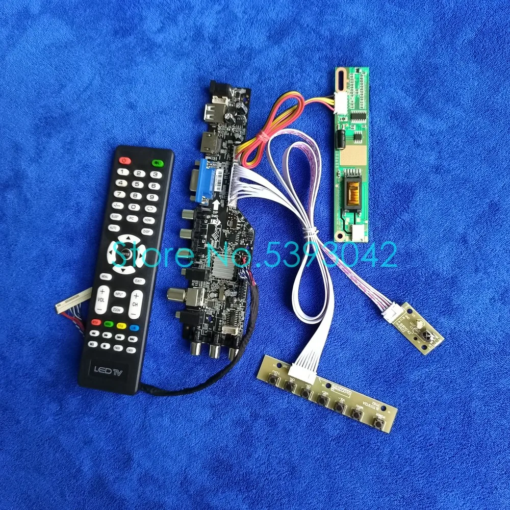 1440*900 USB VGA AV 1CCFL универсальный контроллер карта привода комплект подходит для LP171W01/LP171WX2 матрица 30-контактный LVDS сигнал цифровой DVB-T
1440*900 USB VGA AV 1CCFL универсальный контроллер карта привода комплект подходит для LP171W01/LP171WX2 матрица 30-контактный LVDS сигнал цифровой DVB-T