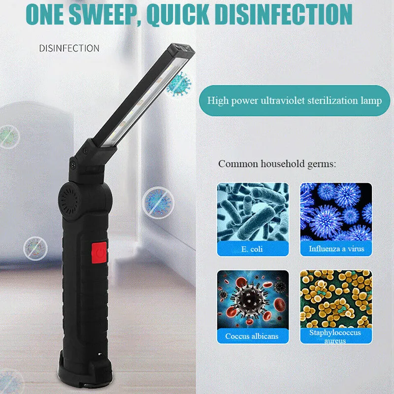 Hot Portable Folding UV Light Handheld Ultraviolet Lamp for Home Hotel Toilet Travel MVI-ing
Hot Portable Folding UV Light Handheld Ultraviolet Lamp for Home Hotel Toilet Travel MVI-ing