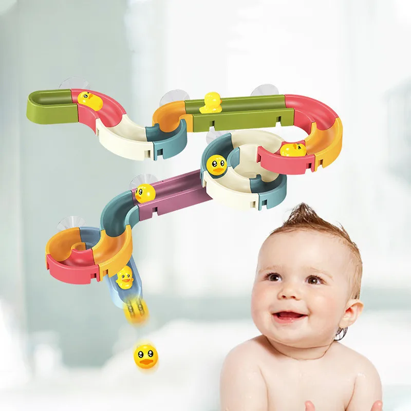 Bath Toys Baby Bathroom Duck DIY Track Bathtub Kids Play Water Games Tool Bathing Shower Wall Suction Set Bath Toy for Children
Bath Toys Baby Bathroom Duck DIY Track Bathtub Kids Play Water Games Tool Bathing Shower Wall Suction Set Bath Toy for Children