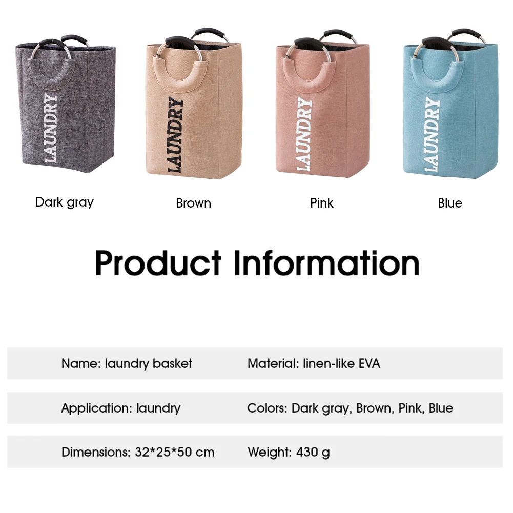 Thick Handles Laundry Basket Foldable Storage Large Opening Bucket Picnic Dirty Clothes Basket Waterproof Box Canvas Organizer
Thick Handles Laundry Basket Foldable Storage Large Opening Bucket Picnic Dirty Clothes Basket Waterproof Box Canvas Organizer