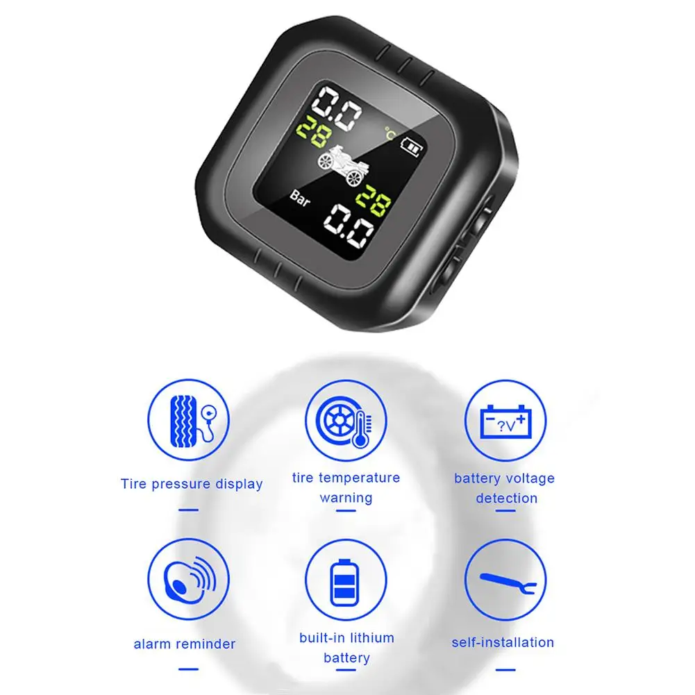 Motorcycle TPMS USB Waterproof Real Time Tire Pressure Monitoring System Wireless LCD Display With 2 External Sensor Tyre Tool
Motorcycle TPMS USB Waterproof Real Time Tire Pressure Monitoring System Wireless LCD Display With 2 External Sensor Tyre Tool