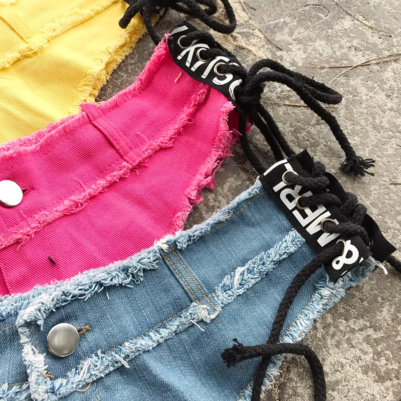 Slinky Women Shorts Sexy & Club Style Tassel Letter Prints Lace Up adjustable Low Waist Button Denim Short Women Vestidos
Slinky Women Shorts Sexy & Club Style Tassel Letter Prints Lace Up adjustable Low Waist Button Denim Short Women Vestidos
