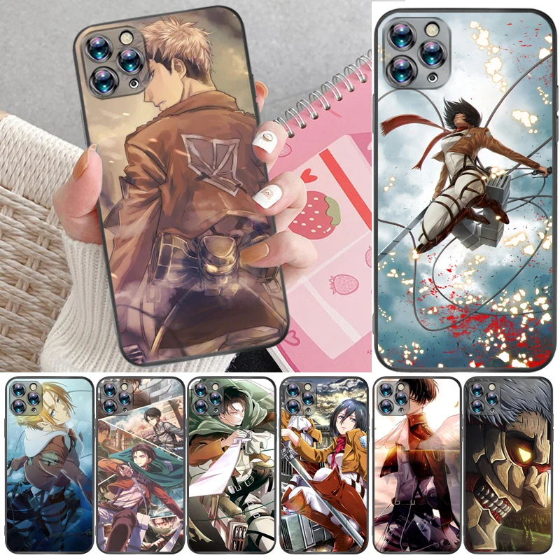 Attack On Titan Armin Arlert Levi Mikasa Ackerman Eren Jager Phone Case For iPhone XR XS Max Cases Coque Carcasa
Attack On Titan Armin Arlert Levi Mikasa Ackerman Eren Jager Phone Case For iPhone XR XS Max Cases Coque Carcasa