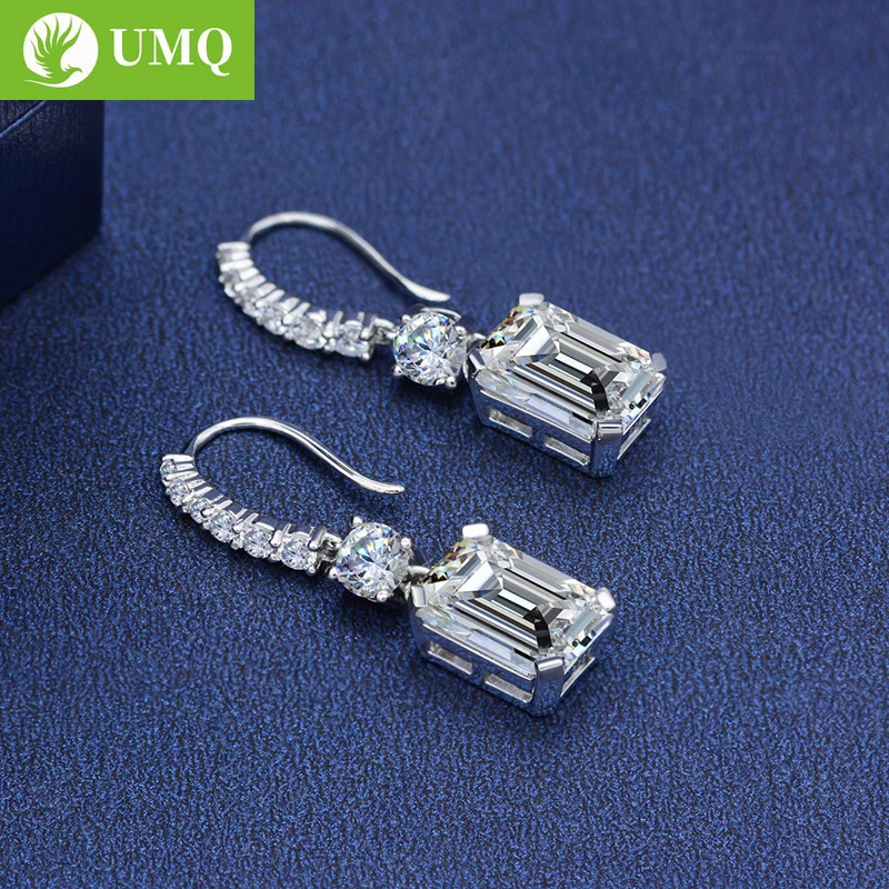 UMQ Luxury 925 Sterling Silver Created Moissanite Gemstone White Gold Drop Dangle Hook Earrings Fine Jewelry Gift Wholesale
UMQ Luxury 925 Sterling Silver Created Moissanite Gemstone White Gold Drop Dangle Hook Earrings Fine Jewelry Gift Wholesale