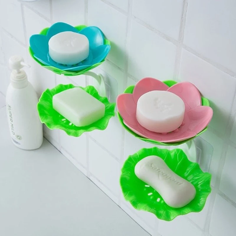 Creative Flower Soap Rack Double Layer Drain Soap Box Punching Soap Rack for Water Draining Solid Draining Soap Dish Bathroom
Creative Flower Soap Rack Double Layer Drain Soap Box Punching Soap Rack for Water Draining Solid Draining Soap Dish Bathroom
