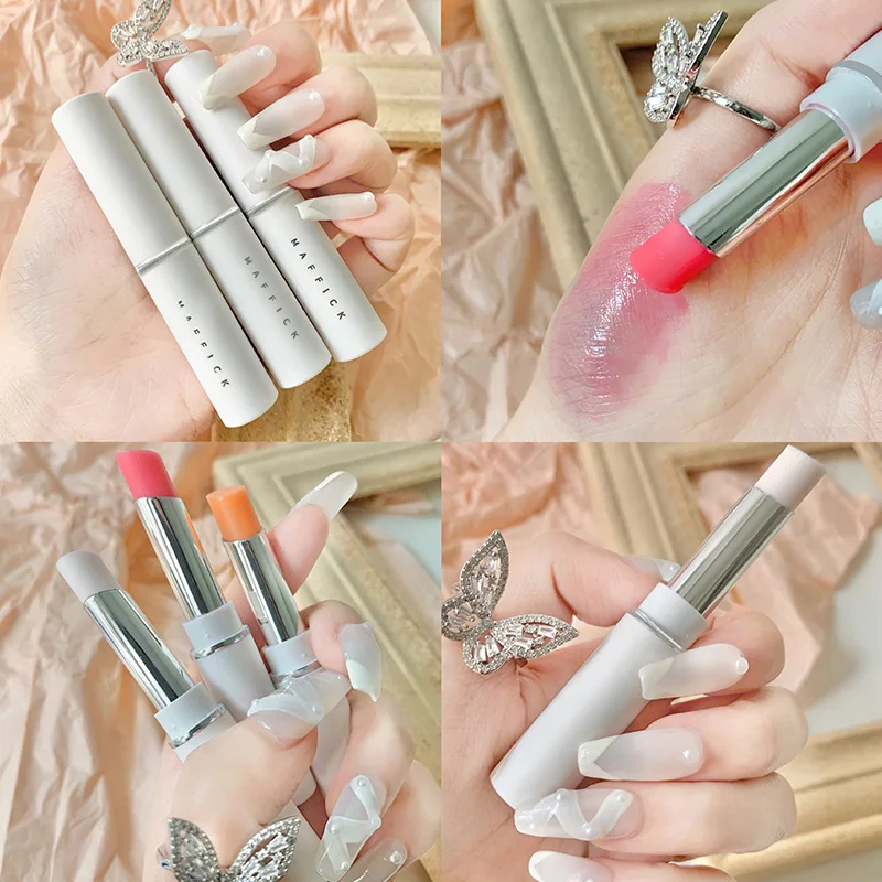 MAFFICK moisturizing lipstick white orange cream temperature change colors long lasting anti crack silky lip balm AC237
MAFFICK moisturizing lipstick white orange cream temperature change colors long lasting anti crack silky lip balm AC237