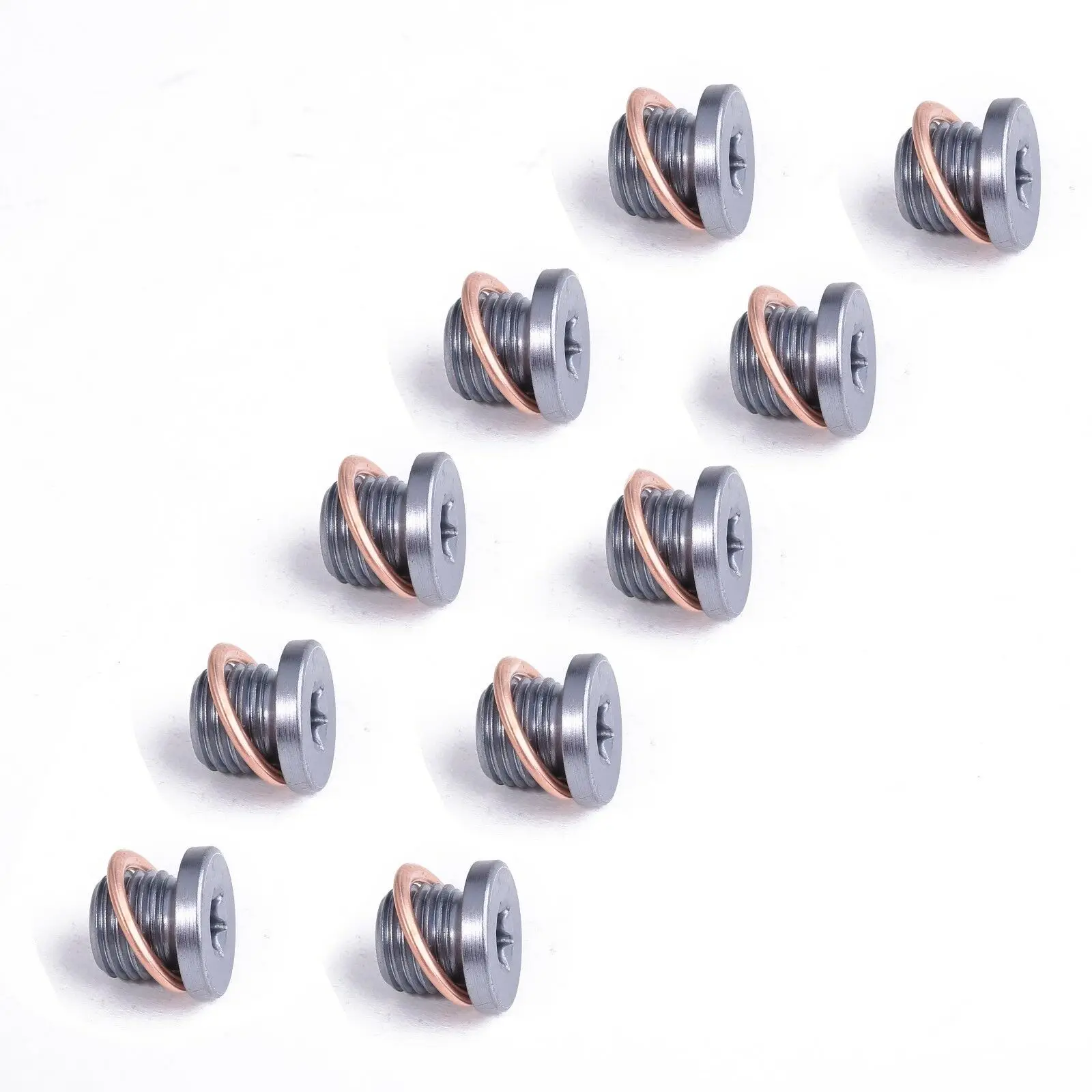 N0138157 N91167901 10X Engine Oil Pan Drain Plug Screws Kit Fit For V-W Je-tta Golf CC PASSAT AU-DI Q3 Q5 Q7 TT 813036 
N0138157 N91167901 10X Engine Oil Pan Drain Plug Screws Kit Fit For V-W Je-tta Golf CC PASSAT AU-DI Q3 Q5 Q7 TT 813036