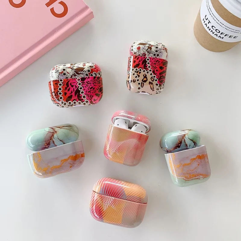 Imitation Striped Leopard Marble Pattern for AirPods 1 2 3 Cover for Apple AirPods Pro Case Earphone Headphone Shell Luxury 2021
Imitation Striped Leopard Marble Pattern for AirPods 1 2 3 Cover for Apple AirPods Pro Case Earphone Headphone Shell Luxury 2021