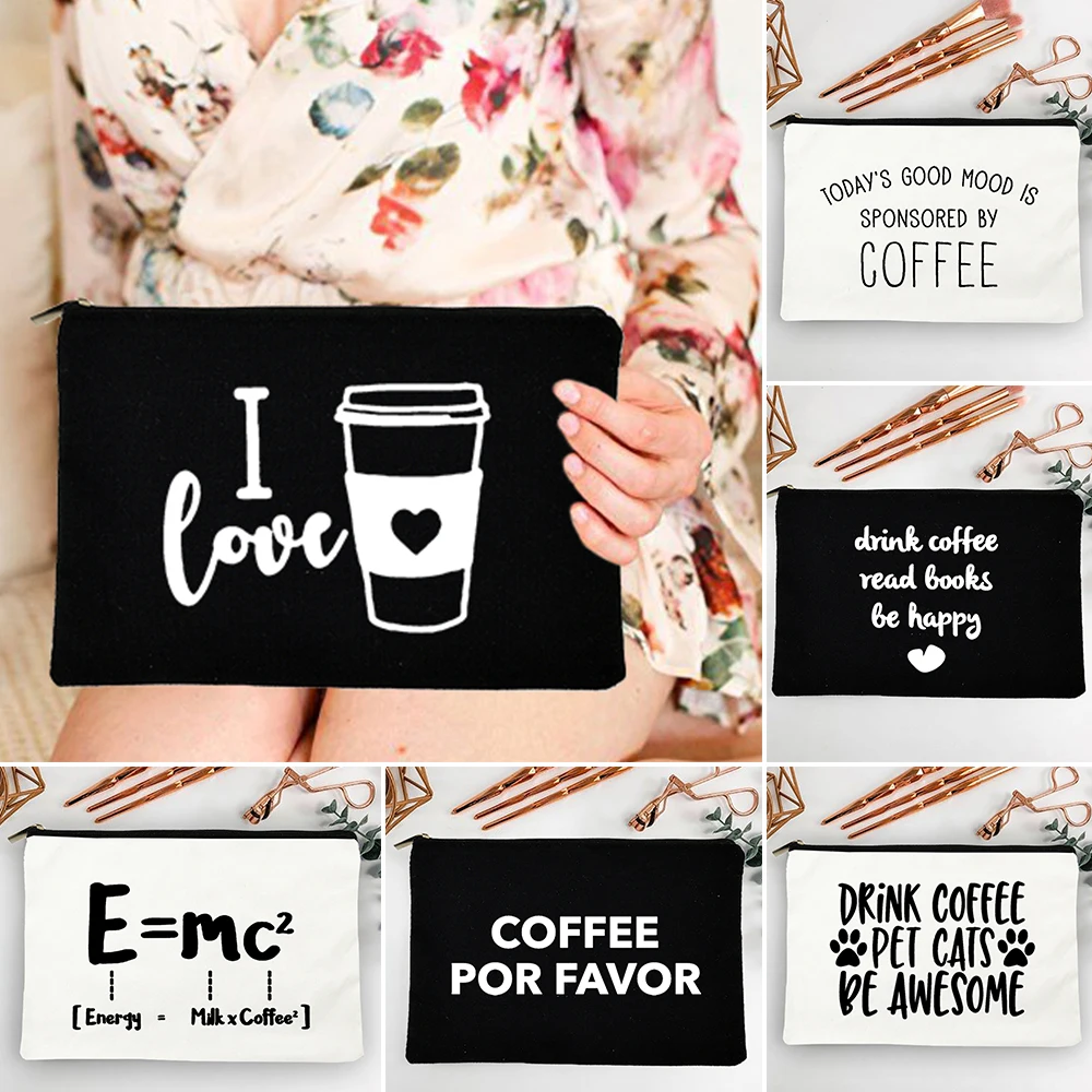 Холщовая косметичка I Love Coffee для женщин, модный простой органайзер для туалетных принадлежностей на молнии, дорожная Сумочка для хранения к...
Холщовая косметичка I Love Coffee для женщин, модный простой органайзер для туалетных принадлежностей на молнии, дорожная Сумочка для хранения к...