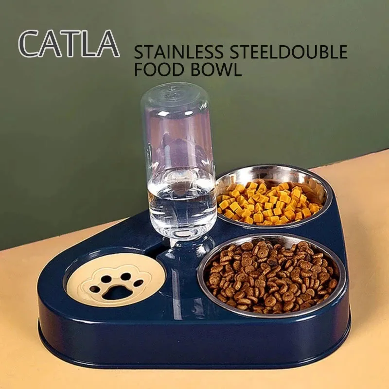 500Ml Automatic Drinking Pet Bowl Dog Bowl Cat Feeder Bowl with Dog Water Bottle Cat Food Bowl Pet Stainless Steel Double 3 Bowl
500Ml Automatic Drinking Pet Bowl Dog Bowl Cat Feeder Bowl with Dog Water Bottle Cat Food Bowl Pet Stainless Steel Double 3 Bowl