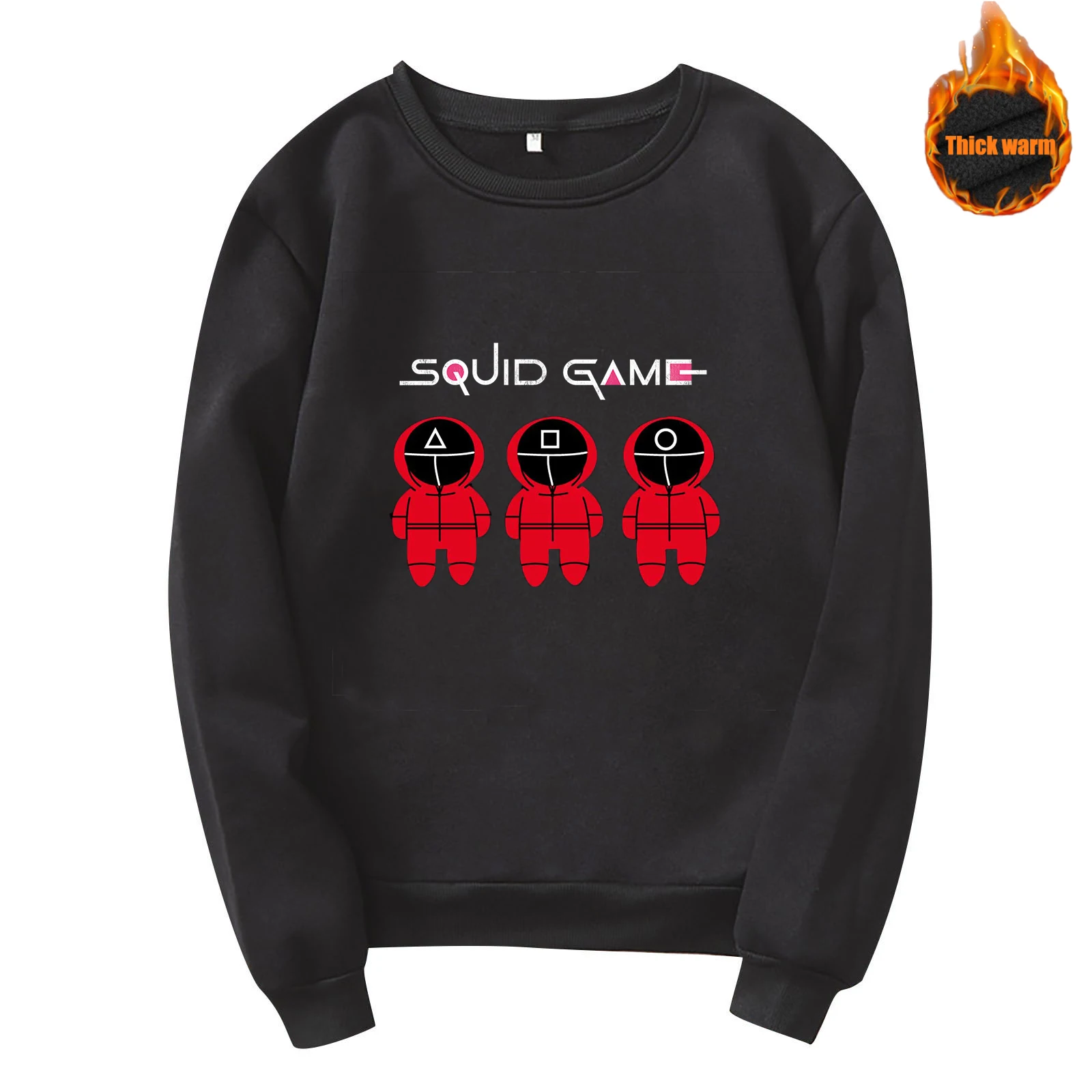Squid Game Streetwear Cotton Men Women Sweatshirt Casual Long Sleeve Round Neck Pullovers Autumn Winter Sweatshirt
Squid Game Streetwear Cotton Men Women Sweatshirt Casual Long Sleeve Round Neck Pullovers Autumn Winter Sweatshirt