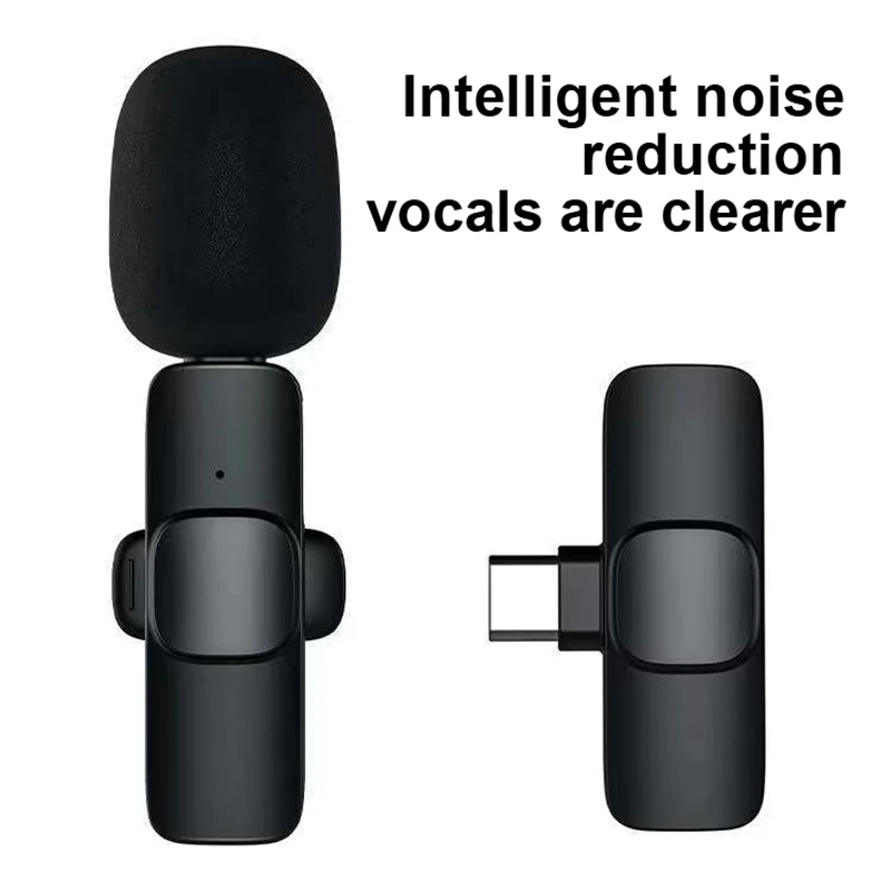 Wireless Lavalier Microphone Portable Mini Mic For IPhone Android Phone Youtubers Facebook Live Broadcast
Wireless Lavalier Microphone Portable Mini Mic For IPhone Android Phone Youtubers Facebook Live Broadcast