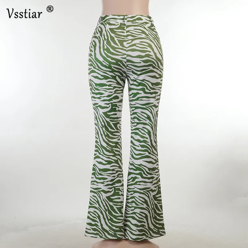 Vsstiar Fashion Wide Leg Pants Women Striped Sheath Casual Trousers Green Sexy High Waist Streetwear Female Pants Autumn Winter
Vsstiar Fashion Wide Leg Pants Women Striped Sheath Casual Trousers Green Sexy High Waist Streetwear Female Pants Autumn Winter