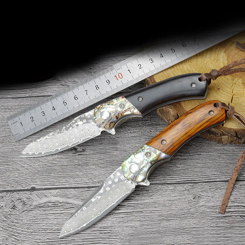 Складной нож из дамасской стали, с кожаным чехлом
Складной нож из дамасской стали, с кожаным чехлом