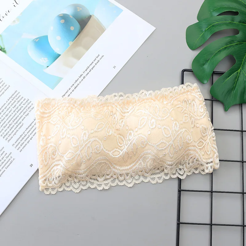 Sitonjwly Floral Lace Strapless Bras for Women Black White Padded Bralette Seamless Wireless Lingerie Female Push up Bra
Sitonjwly Floral Lace Strapless Bras for Women Black White Padded Bralette Seamless Wireless Lingerie Female Push up Bra