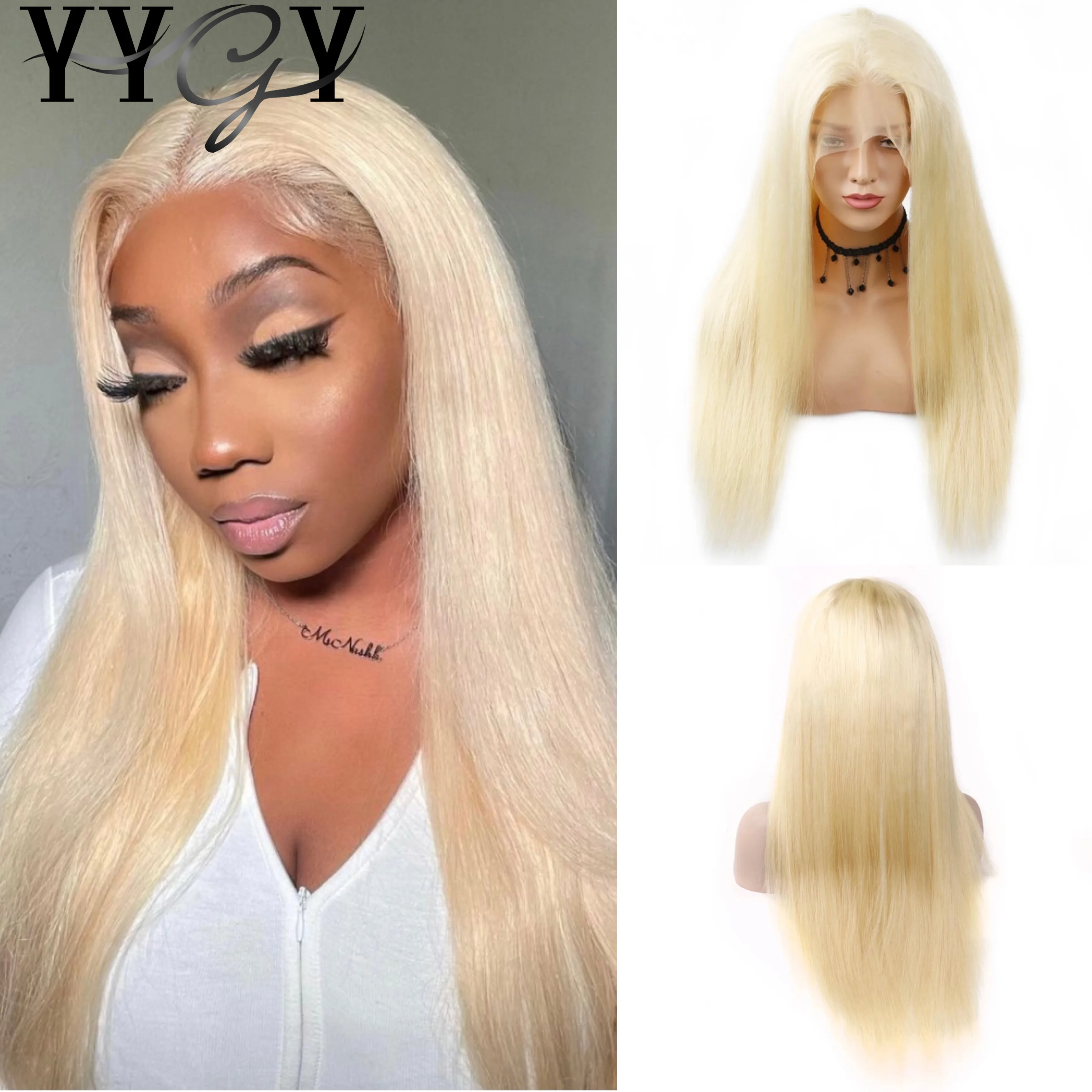 613 Blonde 13x4 Lace Front Human Hair Straight Wig With Baby Hair Pre Plucked Transparent Frontal Wigs Remy YYGY
613 Blonde 13x4 Lace Front Human Hair Straight Wig With Baby Hair Pre Plucked Transparent Frontal Wigs Remy YYGY