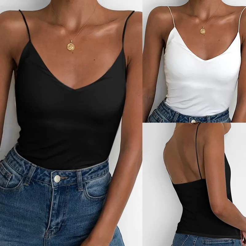 Party Club Tanks Women's Summer Solid Color Crop Top Sling Bottoming T Shirt Sexy Slim-Fit Tank Top Sleeveless Casual Vest tops
Party Club Tanks Women's Summer Solid Color Crop Top Sling Bottoming T Shirt Sexy Slim-Fit Tank Top Sleeveless Casual Vest tops