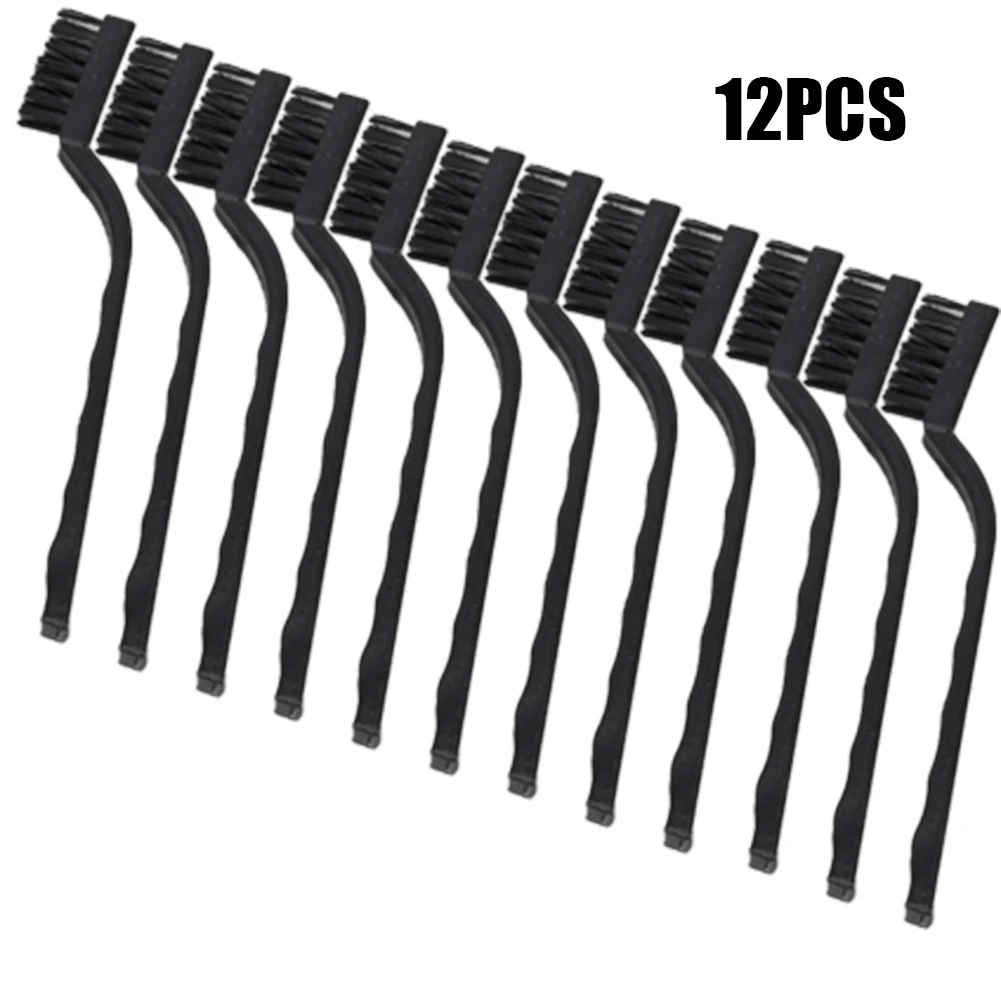 12Pcs 7 Inch Small Mini Brush Set Nylon For Cleaning Metal Rust Removal For Cleaning And Derusting
12Pcs 7 Inch Small Mini Brush Set Nylon For Cleaning Metal Rust Removal For Cleaning And Derusting