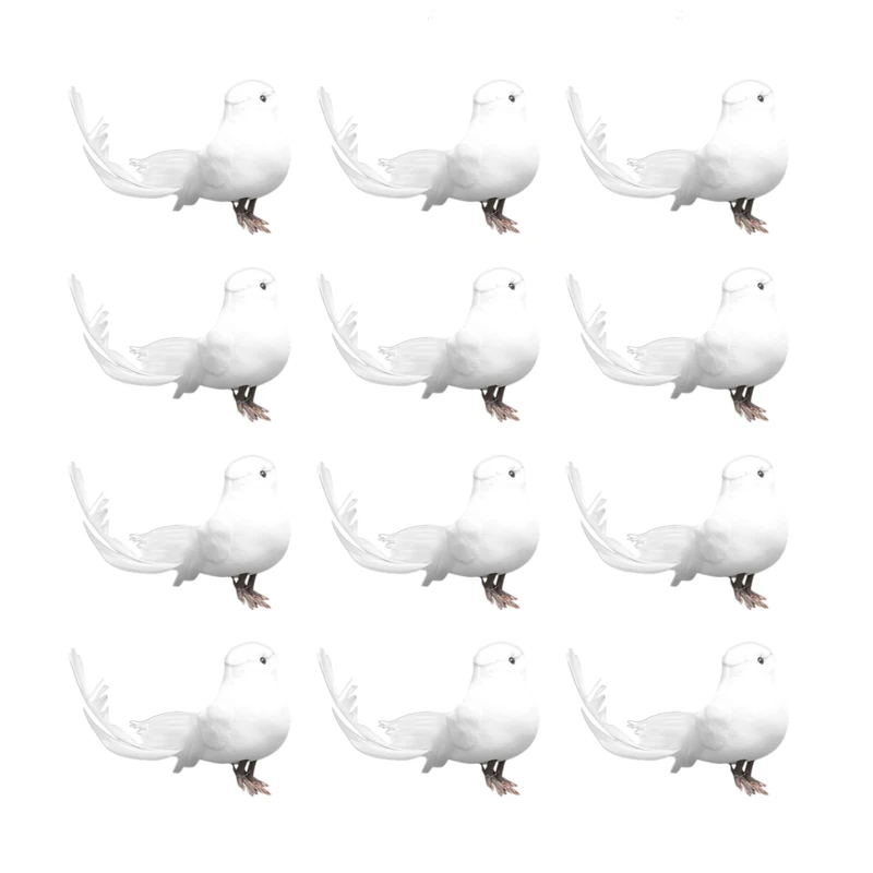 12PCS Fake Doves White Artificial Foam Wedding Ornament Home Craft Table Decor Bird Wedding Decor
12PCS Fake Doves White Artificial Foam Wedding Ornament Home Craft Table Decor Bird Wedding Decor