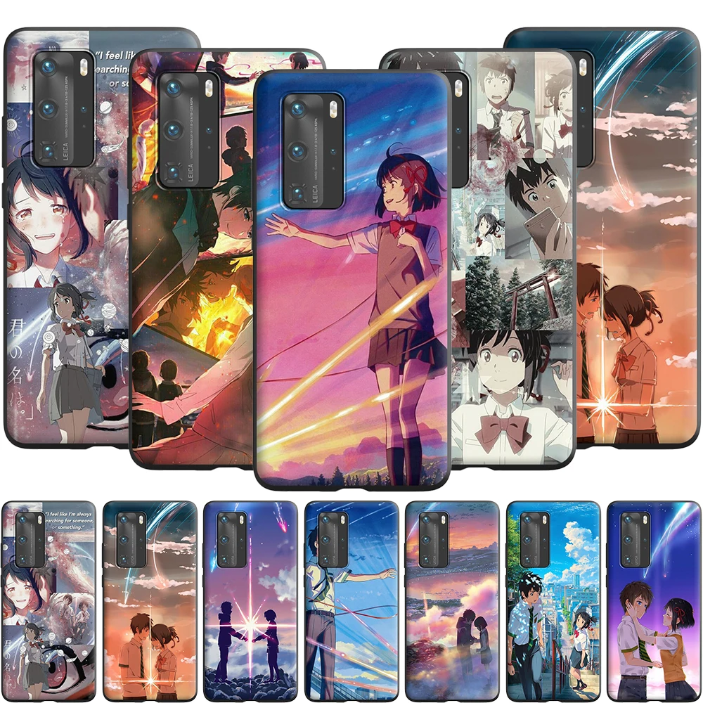 Чехол с вашим именем Kimi No Na Wa для Huawei Mate 10 20 Lite Y6 Y7 Y9 Y6P P Smart S Y5P Y8P 2019|Бамперы| |
