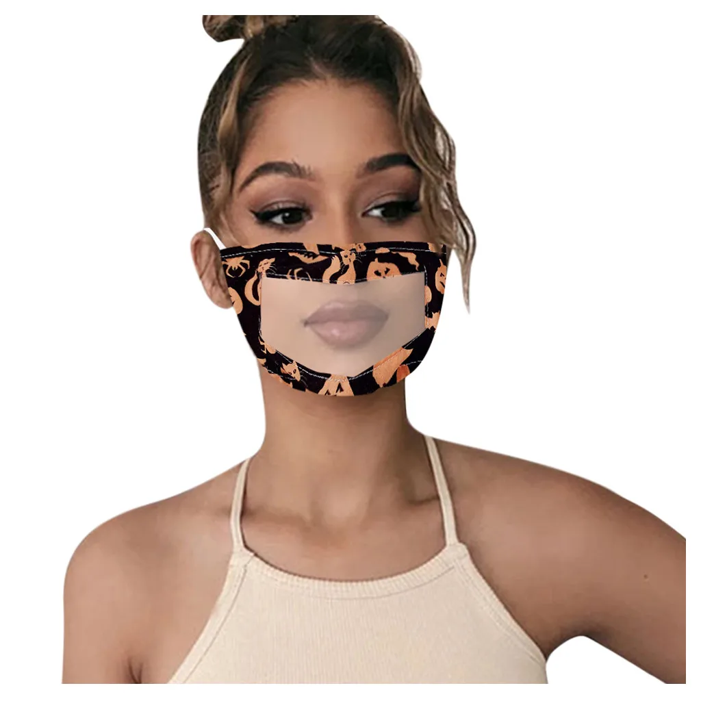 2020 Transparent Visual Facemask Halloween Cartoon Smile Clear Mouth Expression Lip Reading Mask Reusable Mouth Mask 5PCS A50 
2020 Transparent Visual Facemask Halloween Cartoon Smile Clear Mouth Expression Lip Reading Mask Reusable Mouth Mask 5PCS A50