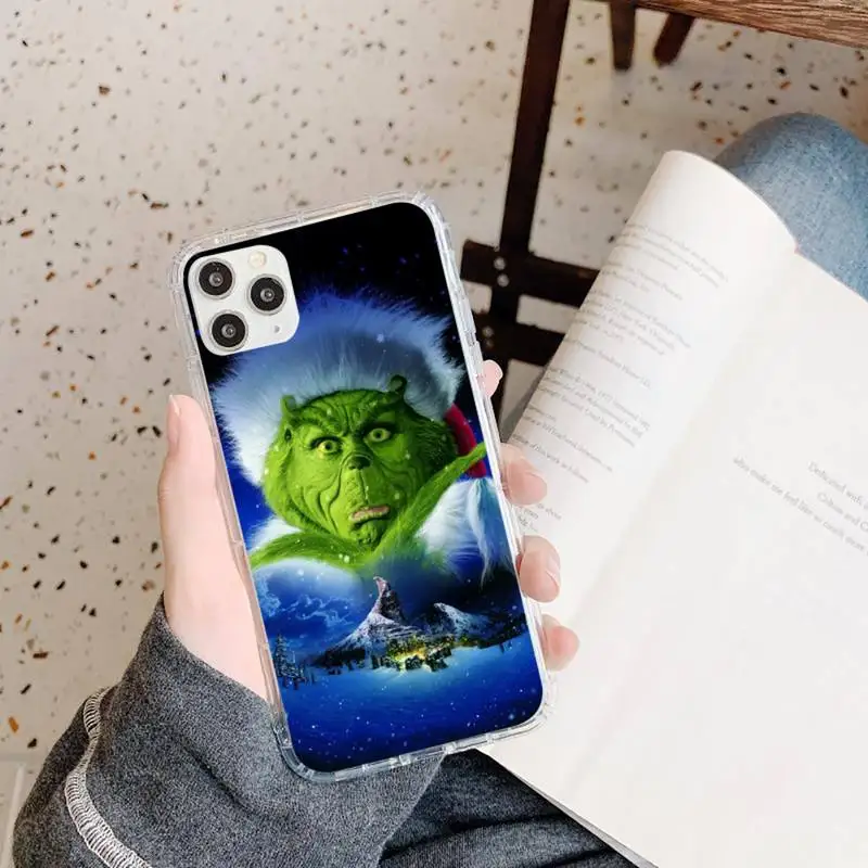 Green Haired Grinch Phone Case Transparent for iPhone 11 12 mini pro XS MAX 8 7 6 6S Plus X 5S SE 2020 XR
Green Haired Grinch Phone Case Transparent for iPhone 11 12 mini pro XS MAX 8 7 6 6S Plus X 5S SE 2020 XR