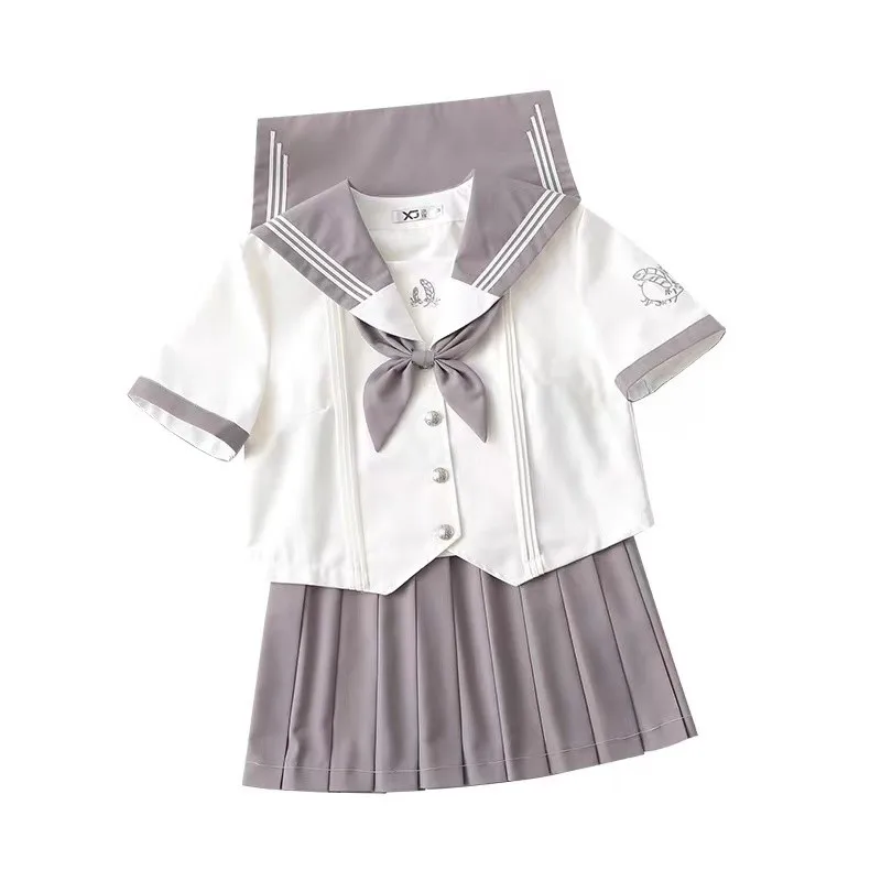 New School Uniforms Design For Teenage Girls Students JK Japanese Sailor Uniform Anime Cosplay Costume Shirt Pleated Skirt Sets
New School Uniforms Design For Teenage Girls Students JK Japanese Sailor Uniform Anime Cosplay Costume Shirt Pleated Skirt Sets