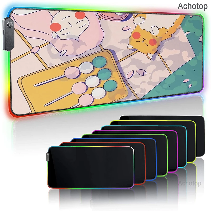 Pink Animation RGB 900*400 Rubber Gaming Mouse Pad LED Laptop Keyboard Mat Anti-slip Kawaii XXL Mousepad For Genshin Impact LOL
Pink Animation RGB 900*400 Rubber Gaming Mouse Pad LED Laptop Keyboard Mat Anti-slip Kawaii XXL Mousepad For Genshin Impact LOL