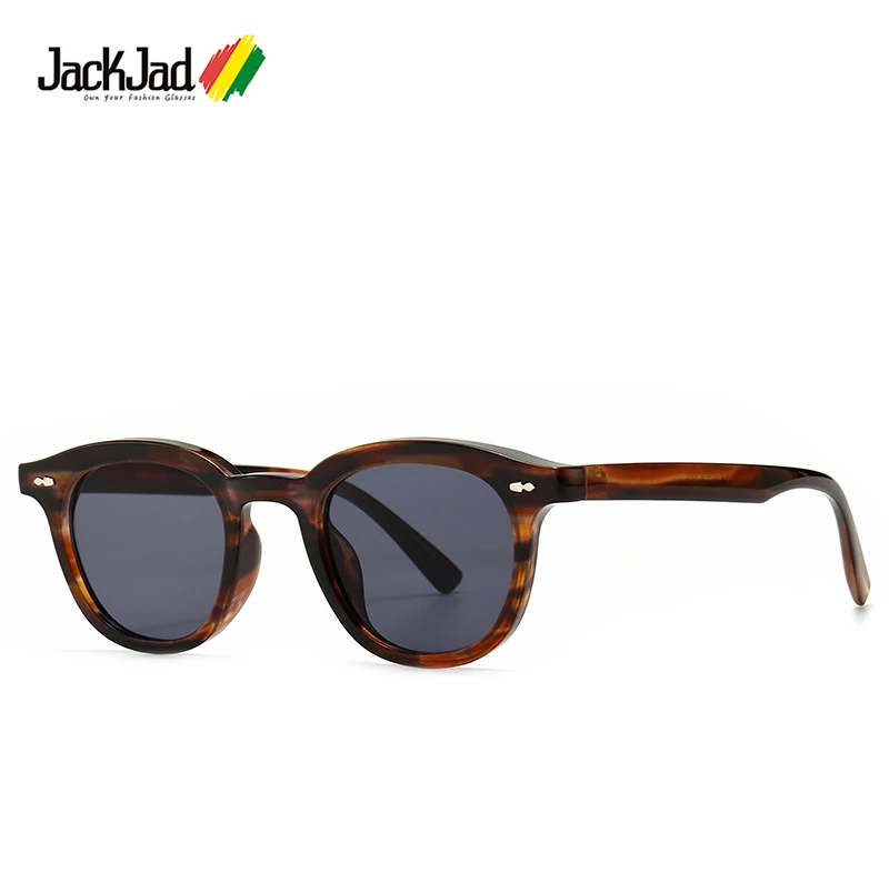 Солнцезащитные очки JackJad 2020 модные крутые винтажные круглые стильные