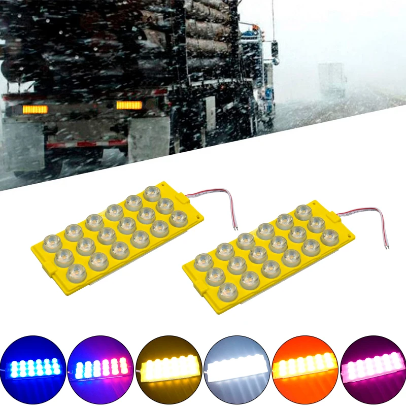 Tail-Light Fog-Lamp Turn-Signal Warning Module Lights White/yellow/red/blue/pink12V Used as Side Market Rear Indicator
Tail-Light Fog-Lamp Turn-Signal Warning Module Lights White/yellow/red/blue/pink12V Used as Side Market Rear Indicator
