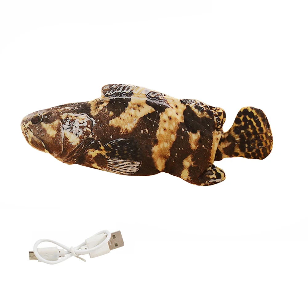 2021 NEW Electric Fish Cat Toy Realistic Plush Moving Fish Catnip Kicker Toys Electric Fish Toy With USB Cable
2021 NEW Electric Fish Cat Toy Realistic Plush Moving Fish Catnip Kicker Toys Electric Fish Toy With USB Cable