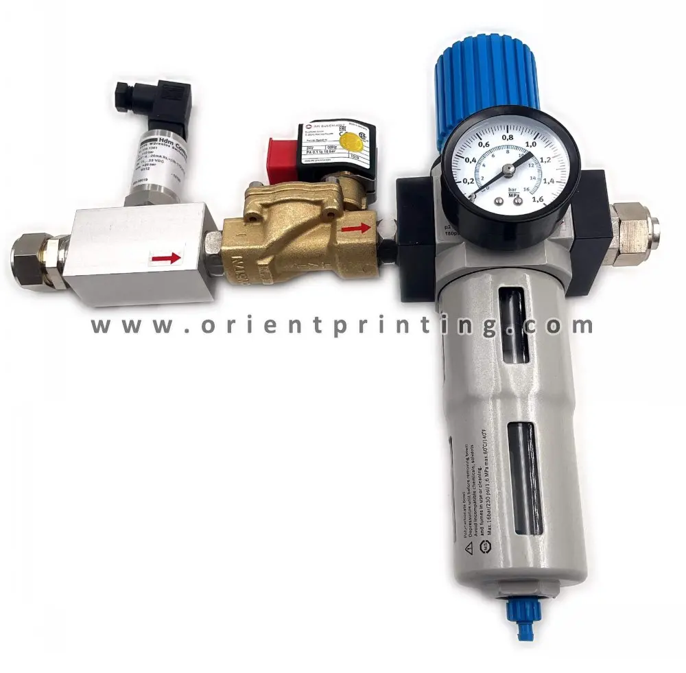 C6.054.140F Compressed Air Control MV.032.791 Sensor 91.110.1381 Control Valve C2.184.1071 Regulator F4.335.103 For Heidelberg
C6.054.140F Compressed Air Control MV.032.791 Sensor 91.110.1381 Control Valve C2.184.1071 Regulator F4.335.103 For Heidelberg