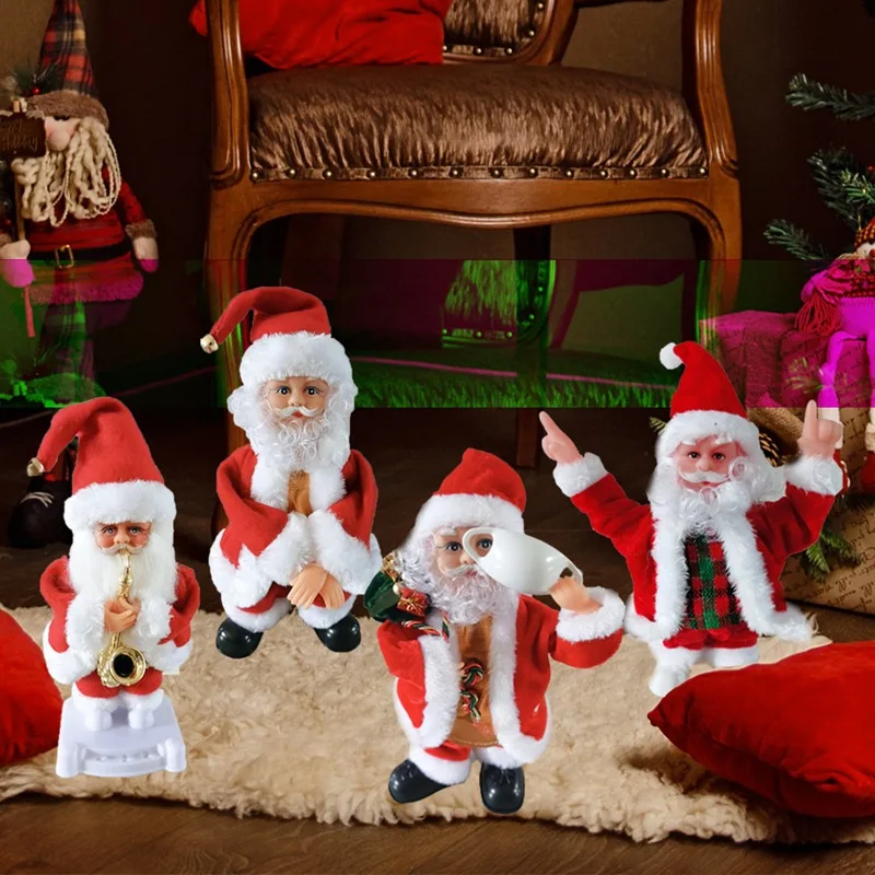 Hot Electric Santa Claus Battery Operated Dancing Music Santa Claus Doll Christmas Ornaments for Home Christmas music ornaments
Hot Electric Santa Claus Battery Operated Dancing Music Santa Claus Doll Christmas Ornaments for Home Christmas music ornaments