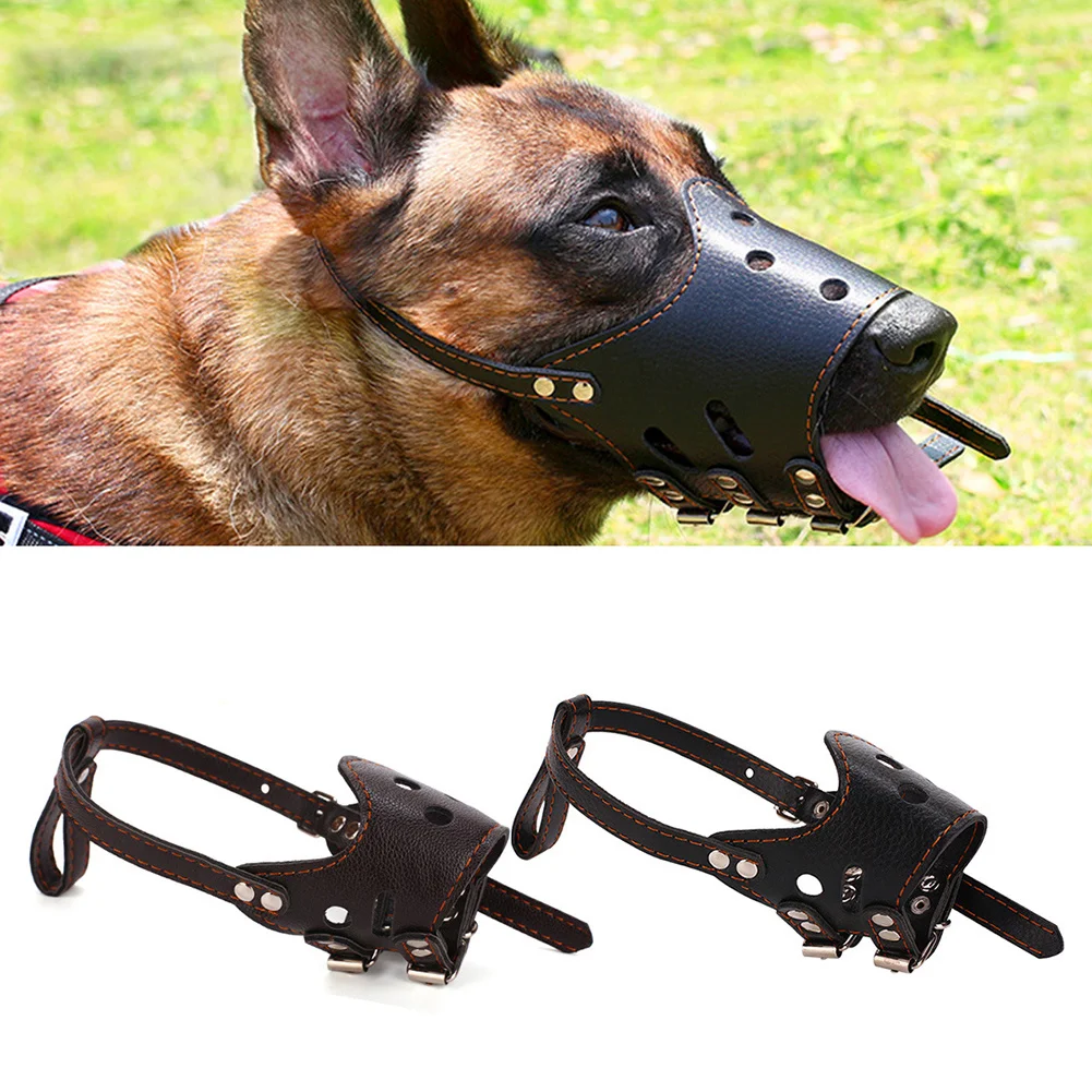 PU Leather Pet Dog Muzzle Adjustable Breathable Mask Anti Bark Bite Chew Safety for Small Large Dogs Mouth Soft Muzzles Training
PU Leather Pet Dog Muzzle Adjustable Breathable Mask Anti Bark Bite Chew Safety for Small Large Dogs Mouth Soft Muzzles Training
