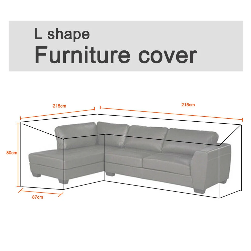 Waterproof L Shape Furniture Cover Outdoor Garden Patio Rattan Sofa Dustproof V Shaped Mold Resistant Cover
Waterproof L Shape Furniture Cover Outdoor Garden Patio Rattan Sofa Dustproof V Shaped Mold Resistant Cover