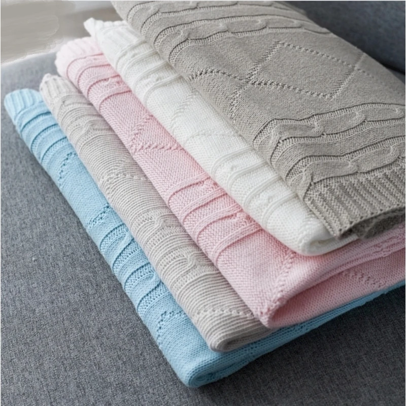 Nordic Knitted Blankets Simple Kids Travel Blanket 75*100CM Crochet Boy Girls' Swaddle Wrap Stroller Sleeping Covers Baby Stuff
Nordic Knitted Blankets Simple Kids Travel Blanket 75*100CM Crochet Boy Girls' Swaddle Wrap Stroller Sleeping Covers Baby Stuff