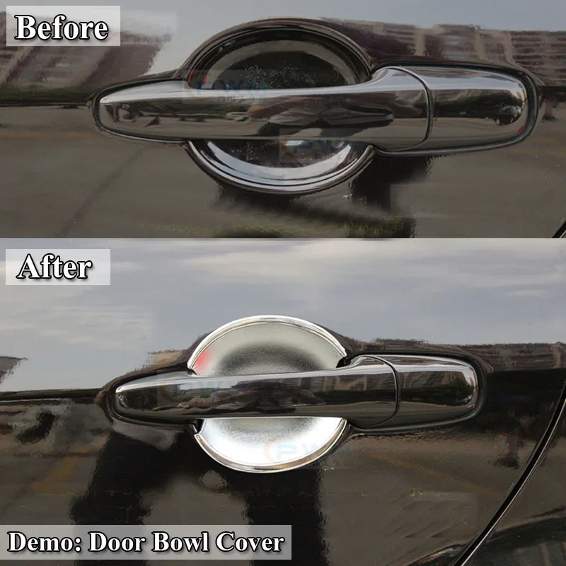 Хромированная крышка дверной ручки и Крышка Дверной чаши для Mazda 5 Mazda5 Premacy 2005-2010 ABS