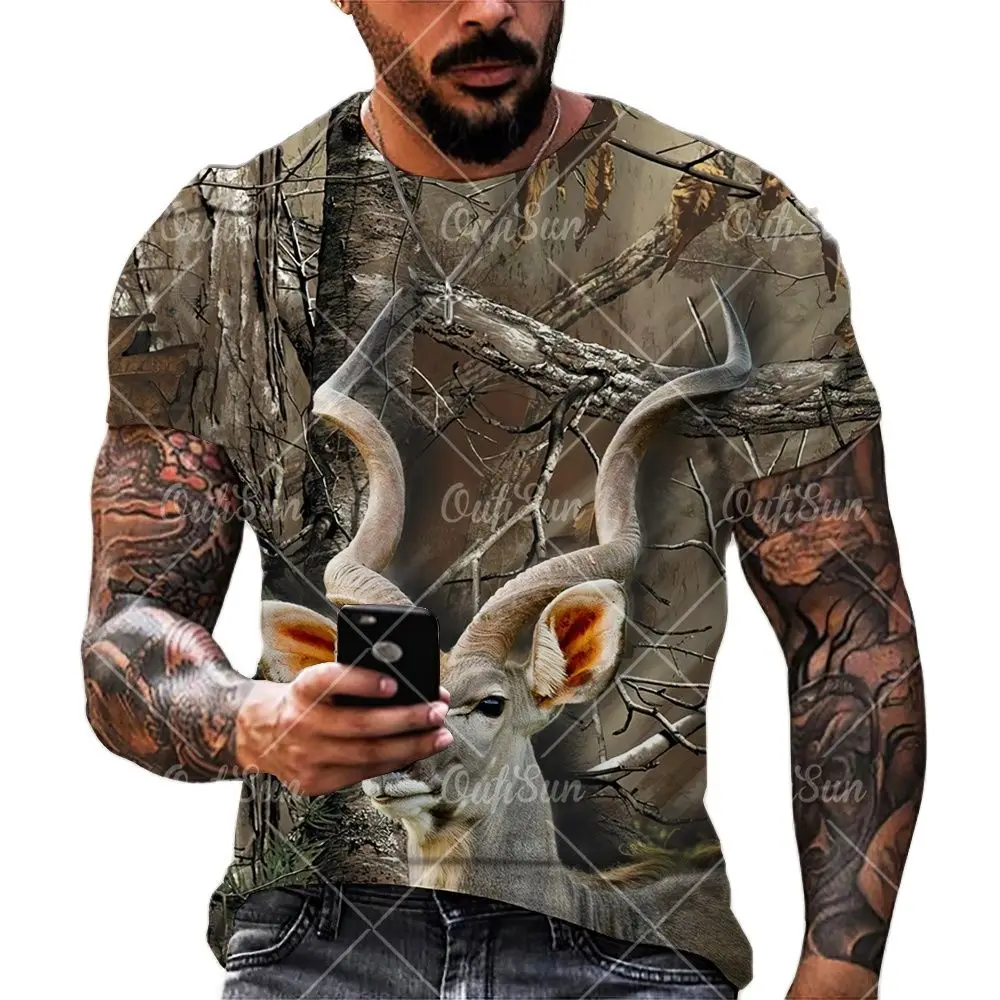 Футболка мужская камуфляжная с коротким рукавом, Модный пуловер в уличном стиле, с 3D изображением Льва, охоты, животных, волка, летняя
Футболка мужская камуфляжная с коротким рукавом, Модный пуловер в уличном стиле, с 3D изображением Льва, охоты, животных, волка, летняя