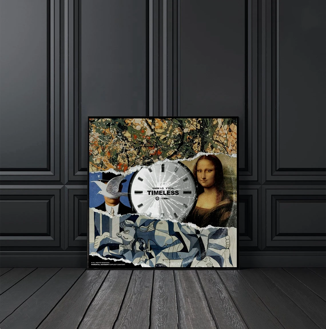 Dark Lo & V Don - Timeless Music Album Cover Poster Canvas Print Rap Hip Hop Star Singer Wall Painting Decoration | Дом и сад