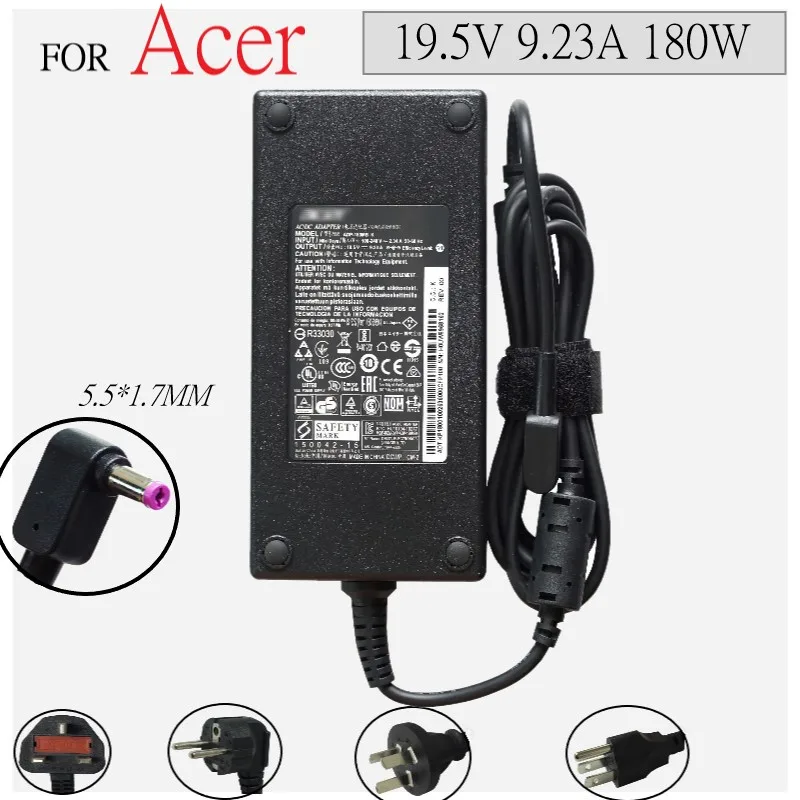 

Оригинальное зарядное устройство для ноутбука ACER 19,5 в, 180 А, VN7-593 Вт, адаптер переменного тока Aspire V15, Nitro VN7-593G, VN7-793G, G900-757W, ADP-180MB, K